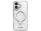 Funda PullGear Slimshell Kik Mag para iPhone 17, Compatible con MagSafe. Color Transparente Plata.