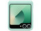 Funda Protectora Samsung Kindsuit para Galaxy Flip 7 FE y Flip 6, Cuero Vegano. Color Menta.