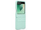 Funda Protectora Samsung Kindsuit para Galaxy Flip 7 FE y Flip 6, Cuero Vegano. Color Menta.