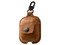 Funda Protectora Twelve South para AirPods, Material de Cuero, Color Cafe/Coñac.