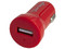 Cargador para Coche Vorago AU-101-RD, USB. Color Rojo