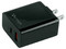 Cargador para Pared Vorago AU-350 Carga Rápida, 3.0A, PD, 20W, USB A-C. Color Negro