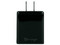 Cargador para Pared Vorago AU-350 Carga Rápida, 3.0A, PD, 20W, USB A-C. Color Negro