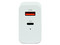 Cargador para pared Vorago Quick Charge AU-350, 3.0A, PD 20W a USB-A y USB-C, Color Blanco.