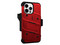 Funda ZIZO Bolt para iPhone 14 PRO MAX, Con clip y mica de pantalla, Color Rojo.