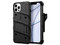 Funda Zizo Bolt para iPhone 13 Pro Max, con clip y mica de pantalla. Color Negro