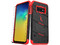 Funda ZIZO Bolt Samsung Galaxy S10e Lite. Color Negro/Rojo.