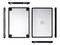 Protector de Uso Rudo BRobotix 6008744, Compatible con Macbook Neo A18. Color Transparente con Bordes Negros.