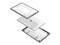 Funda protectora Tekku para MacBook Air 13, Color Gris.