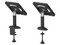 Soporte Para Mesa BRobotix 406474, Antirrobo, Compatible con iPad de hasta 10 y 11 generación, Gira 360 grados, Color Negro.