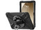 Funda Brobotix de uso rudo para Samsung A9+ con giro y correa. Color Negro.