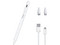 Pluma Stylus BRobotix, Sistema magnético, USB-C, 2 repuestos. Color Blanco.