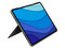 Funda Logitech Combo Touch con Teclado y Touch Pad para iPad Pro hasta 3ra generación. Color Gris.