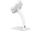 Soporte de Escritorio Manhattan para Tablet, Antirrobo. Color Blanco.