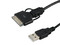 Cable iLynk 2 en 1 Manhattan de mini USB,  a micro USB o Apple de 30 pines.