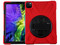 Funda MYBAT con Soporte para iPad Air 10.9 e iPad Pro 11, Uso Rudo, 3 Capas de Protección, Color Rojo.