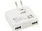 Cargador de Pared Macally para iPad con doble puerto USB.