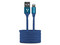 Cable Lightning de 8 Pin a USB A 2.0 para iPod, iPhone y iPad, 1m. Color Azul