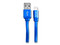 Cable Lightning de 8 Pin a USB A 2.0 para iPod, iPhone y iPad, 1m. Color Azul