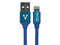 Cable Lightning de 8 Pin a USB A 2.0 para iPod, iPhone y iPad, 1m. Color Azul