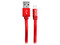 Cable Lightning de 8 Pin a USB A 2.0 para iPod, iPhone y iPad, 1m. Color Rojo.