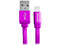 Cable Lightning de 8 Pin a USB A 2.0 para iPod, iPhone y iPad, 1m. Color Rosa.