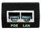 Inyector PoE FolkSafe FS-48D500, Fast Ethernet, 802.3af, Entrada de Voltaje 100-240VAC, Salida de Voltaje 48VCD, 0.5A - Ideal para Video IP.
