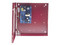 Fuente de poder Hochiki FN-400ULX-R de 12 ó 24 Vcd, 3A, Gabinete Color Rojo.
