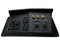 Panel Con Conectores de Escritorio PT502, 3 AC, VGA, 3 RCA, 2 Red, Color Negro.