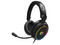 Audífonos Gamer 4Gamers C6-100, Compatible con Xbox y PS5, Iluminación LED, Color Negro.