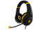 Audífonos Gamer con micrófono 4Gamers, 3.5mm, Color Negro/dorado.