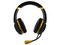 Audífonos Gamer con micrófono 4Gamers, 3.5mm, Color Negro/dorado.