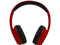 Audífonos Acteck AR-100, diseño plegable, con micrófono y control de volumen en el cable. Color Rojo.