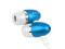 Audífonos Acteck Earbuds Super Hi-Fi EB650. Color Azul 