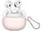 Audífonos Inalámbricos Argomtech Skeipods E56 con Estuche de carga, Bluetooth 5.3, Resistencia al agua IPX4. Color Rosa.