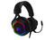 Audífonos Gamer tipo diadema Hesix Balam Rush Spectrum RGB, frecuencia 20Hz-20000Hz, USB, Iluminación RGB, Color Negro.