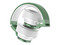 Audífonos Inalámbricos tipo Diadema Backdrop BDH-1N, Bluetooth 5.3, USB-C, 3.5mm. Color Blanco/Verde.