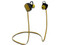 Audífonos tipo banda para cuello Brobotix 100353A, bluetooth. Color amarillo.