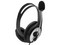 Audífonos con Micrófono Tipo Diadema BRobotix 263953, USB. Color Negro