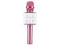 Micrófono Karaoke BRobotix Portátil, Inalámbrico. Color Rosa.