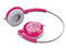 Audífonos tipo diadema Genius GHP400F, respuesta de frecuencia 20-20000Hz, 3.5mm. Color Rosa.