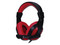 Audífonos con Micrófono Getttech GH-2100, respuesta de frecuencia 20Hz - 20,000Hz, 3.5mm, Color Negro/Rojo.