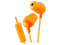 Audífonos Internos JVC HAFR-37D, 3.5mm. Color Naranja.