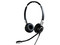 Audífonos con micrófono Jabra BIZ II 2400 Duo UNC, QD, cancelación de ruido. Color Negro.