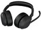 Audífonos Inalámbricos tipo Diadema Jabra Evolve2 55 Link380a MS Stereo, Respuesta de frecuencia 20-20000Hz, Bluetooth 5.2, Receptor USB. Color Negro.