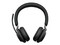 Audífonos con Micrófono Jabra Evolve2 65 MS Stereo, Bluetooth, USB-C, certificados para Microsoft Teams y Skype Empresarial. Color Negro.