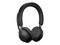 Audífonos con Micrófono Jabra Evolve2 65 MS Stereo, Bluetooth, USB-C, certificados para Microsoft Teams y Skype Empresarial. Color Negro.
