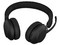Audífonos con Micrófono Jabra Evolve2 65 MS Stereo, Bluetooth, USB, certificados para Microsoft Teams y Skype Empresarial. Color Negro.