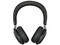 Audífonos con Micrófono Jabra Evolve2 75 con soporte de carga, Certificado para Microsoft Teams, Bluetooth, USB-C. Color Negro.