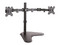 Soporte VESA Klip Xtreme con brazos articulados para 2 Pantallas de 13 a 32 Pulgadas.